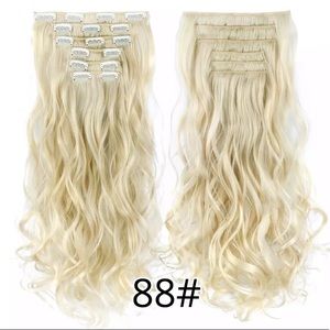 New Stunning Blond Hair Extensions Clips